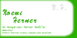 noemi herner business card